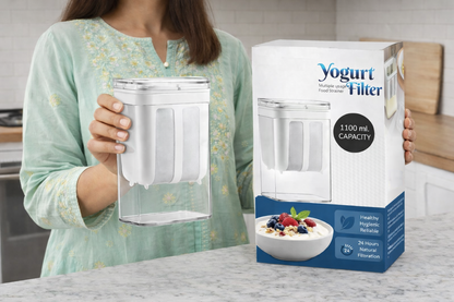 Greek Yogurt Maker |Thick Curd Strainer for High Protein Dahi with a Fine Mesh BPA-Free