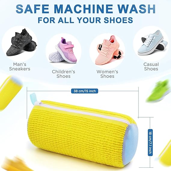Reusable Shoe Washing Laundry Bag for Washer & Dryer